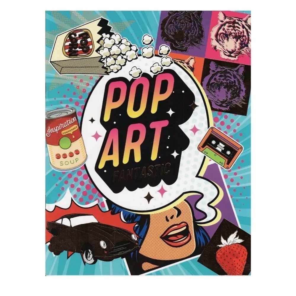 💥 RETRO POP ART COLORING BOOK 💥